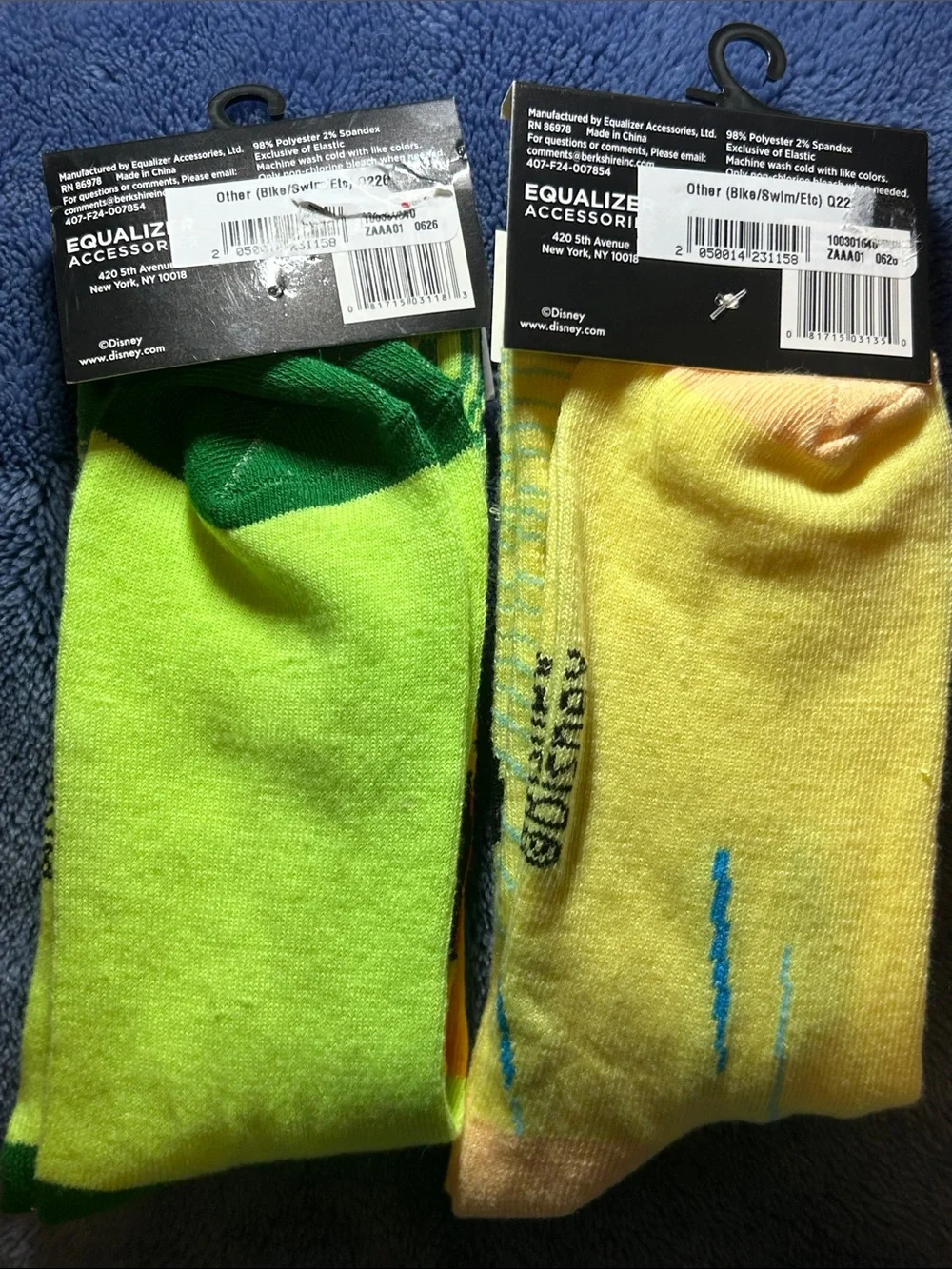 NWT Disney Pluto & Goofy Crew Socks size 9-13